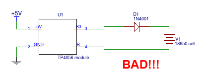 18650 Battery charger reverse polarity protection - Vince's thoughts